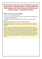 Phtls Pre & Post Test Actual Test&vert;&vert; Prehospital Trauma Life&NewLine;Support Exam &vert;&vert; Most Recent Exam&vert;&vert; Actual Complete Real&NewLine;Exam Questions And Correct Answers &lpar;Verified Answers&rpar;&NewLine;Already Graded A&plus; &vert; Guaranteed Success&excl;&excl;
