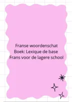 Frans Studiemateriaal &vert; Lerarenopleiding &vert; VIVES &vert; 2026&sol;2027