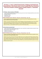 Ppr Exam 1&comma; 2&comma; And 3 &vert; Online Practice Exams &vert; Pedagogy And Professional&NewLine;Responsibilities &vert;&vert; Most Recent Exam&vert;&vert; Actual Complete Real Exam Questions&NewLine;And Correct Answers &lpar;Verified Answers&rpar; Already Graded A&plus; &vert; Guaranteed&NewLine;Success&excl;&excl;