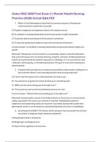 Galen NSG 3450 Final Exam 2 &vert; Nursing Practice &ndash; Mental Health &lpar;2026&rpar; Actual Q&A PDF