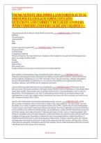 Nr 566 Newest 2026 Form A And Form B Actual Midterm Exam Each Form Contains Questions And Correct Detailed Answers  With Verified Answers &vert;Already Graded A&plus;&period; 