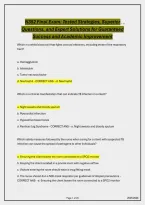 N352 Final Exam Tested Strategies&colon; Superior Gastrointestinal Nursing Questions with Certified Answers & Expert Rationales