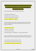 N352 Final Exam&colon; Expertly Crafted Questions with Certified Answers & Rationales for Diabetes&comma; GI & Perioperative Nursing Success