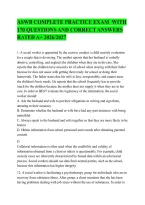 ASWB Complete Practice Exam&colon; 170 Questions with Detailed Answers & Rationales &vert; The Ultimate Study Guide for Social Work Licensure &lpar;LMSW&comma; LCSW&comma; LSW&rpar;