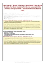 Usps Exam 421 Window Clerk Exam &vert;&vert; Most Recent Exam&vert;&vert; Actual&NewLine;Complete Real Exam Questions And Correct Answers &lpar;Verified&NewLine;Answers&rpar; Already Graded A&plus; &vert; Guaranteed Success&excl;&excl; Newest&NewLine;Exam