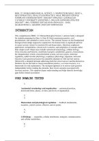 Biol 121 Human Biological Science 1 Complete Bundle &vert; Quiz A&comma; Quiz B Practice&comma; Final Exam Practice&comma; Oral Presentation &&NewLine;Complete Course Review &vert; 2026&sol;2027 Updated &vert; Australian&NewLine;Catholic University &lbrack;Question 1-200&rsqb; And Answers Updated&NewLine;2026&sol;2027 &vert; 100&percnt; Ve