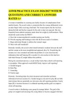 ASWB Practice Exam 2026-2027&colon; 98 Questions with Detailed Answers & Rationales &vert; The Ultimate Study Guide for Social Work Licensure &lpar;LMSW&comma; LCSW&comma; LSW&rpar;