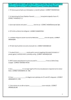 Epa 609 Technician Certification Exam &vert; Actual Exam Questions And Correct Answers &vert; Graded A&plus; &vert; Verified Answers &vert; Latest Version &lpar;Just Released&rpar;&NewLine;