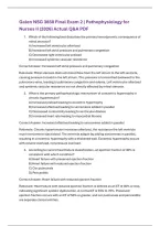 Galen NSG 3850 Final Exam 2 &vert; Pathophysiology for Nurses II &lpar;2026&rpar; Actual Q&A PDF