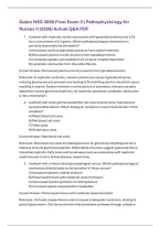 Galen NSG 3850 Final Exam 3&vert; Pathophysiology for Nurses II &lpar;2026&rpar; Actual Q&A PDF