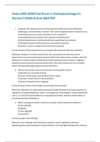 Galen NSG 3850 Final Exam 4 &vert; Pathophysiology for Nurses II &lpar;2026&rpar; Actual Q&A PDF