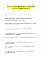 Ism 4212 Exam 2 Armstrong Questions With Correct Answers 2026-2027&NewLine;&NewLine;