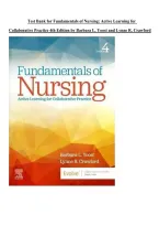 Test Bank for Fundamentals of Nursing&colon; Active Learning for  Collaborative Practice 4th Edition by Barbara L&period; Yoost and Lynne R&period; Crawford    