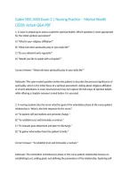 Galen NSG 3450 Exam 2 &vert; Nursing Practice &ndash; Mental Health &lpar;2026&rpar; Actual Q&A PDF