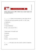 API 571 with all Correct & 100- Verified Answers Actual Complete Update Already Graded A&plus;&period;pdf
