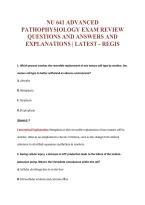 NU 641 EXAM Bundle &vert; Update Questions with complete and Verified solutions&period;
