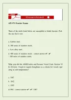 API 571 Mega Study Package &ndash; Damage Mechanisms&comma; HTHA & Practice Exams Questions & Answers