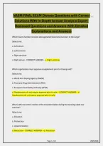 NASM Final Exam&colon; Diverse Questions with Correct Solutions&comma; In-Depth Answer Analysis & Expert-Reviewed Explanations for Exam Success