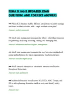Fema Is 700&period;B Updated Exam&NewLine;Questions And Correct Answers&NewLine;