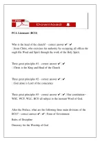 PCA Licensure BCO Exam &ndash; Book of Church Order Questions & Answers Study Guide