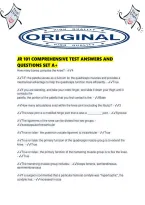 Jr 101 Comprehensive Test Answers And Questions Set A&period;pdf