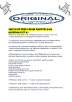 Safe Sleep Study Guide Answers And Questions Set A&period;pdf