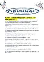 Tummy Safe Comprehensive Answers And Questions Set A&period;pd