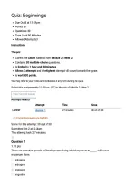 PSYC 221 Module 2 Quiz&colon; Beginnings &vert; Score 30&sol;30 &vert; Liberty University