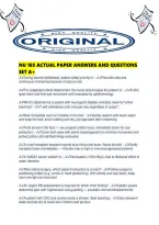 Nu 185 Actual Paper Answers And Questions Set A&period;pdf