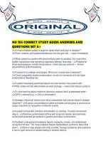 Nu 185 Correct Study Guide Answers And Questions Set A&period;pdf&NewLine;&NewLine;1&period; Document Information