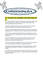 Nu 185 Main Sets Answers And Questions Set A&period;pdf