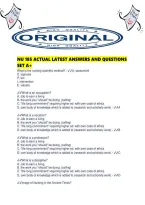 Nu 185 Actual Latest Answers And Questions Set A&period;pdf