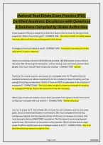 National Real Estate Exam Practice &lpar;PSI&rpar;&colon; Certified Academic Excellence with Questions & Solutions on Agency&comma; Contracts&comma; Property Law&comma; Finance & Fair Housing