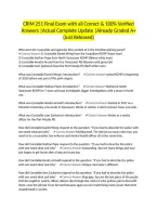 CRIM 251 Final Exam with all Correct & 100&percnt; Verified Answers &vert;Actual Complete Update &vert;Already Graded A&plus; &lpar;Just Released&rpar;