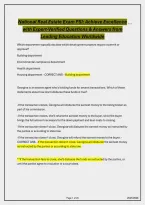 National Real Estate Exam PSI&colon; Achieve Excellence with Expert-Verified Questions & Answers on Real Estate Law&comma; Finance&comma; Valuation & Fair Housing from Leading Educators Worldwide