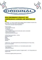 Exos Performance Specialist 2027 Comprehensive Answers And Questions Set