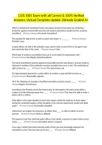 CJUS 1001 Exam with all Correct & 100&percnt; Verified Answers &vert;Actual Complete Update &vert;Already Graded A&plus;