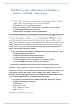 NUR 254 Final Exam 4 &vert; Concepts of Nursing&colon; Childbearing & Child Caring Families &lpar;2026&rpar; Q&A &vert; Galen College