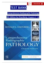 Test Bank for Comprehensive Radiographic Pathology 8th Edition by Ronald L&period; Eisenberg &ndash; Study Guide