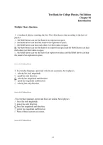 College Physics 5th Edition Test Bank by Alan Giambattista &ndash; Verified Chapters 1-30