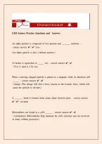 GED Science Practice Questions&period;pdf