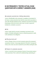 M 100 Frequently Tested Actual Exam Questions With Correct Answers &lpar;2026&rpar;&period;Pdf&NewLine;&NewLine;