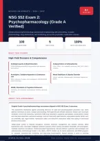 NSG 552 Psychopharmacology Exam 2 Wilkes 2026&sol;2027 &ndash; Questions and Answers &vert; 100&percnt; Verified &vert; Complete Verified Answers &ndash; Pass Guaranteed &ndash; A&plus; Graded