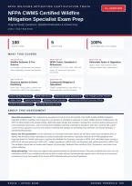  NFPA CWMS Certified Wildfire Mitigation Specialist Exam 2026&sol;2027 &ndash; Questions and Answers &vert; 100&percnt; Verified &vert; Complete Verified Answers &ndash; Pass Guaranteed &ndash; A&plus; Graded