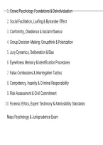 Mass Psychology & Jurisprudence Exam Questions And Correct Verified Solutions Latest Update This Year- Just Released&period;pdf&NewLine;&NewLine;