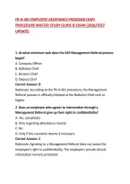 Fr-H-401 Employee Assistance Program &lpar;Eap&rpar; Procedure Master Study Guide & Exam &lpar;2026&sol;2027 Update&rpar;
