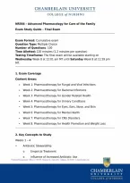 NR566 - Advanced Pharmacology for Care of the Family Exam Study Guide - Final Exam Correct Questions And Answers &vert; 2026 Update