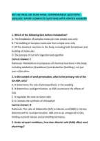Bio 260 Final Ubc Exam Bank&colon; Comprehensive Questions &vert; 2026&sol;2027 Update Complete Questions With Verified Answers