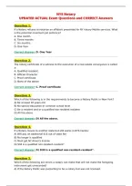 NYS Notary 2027 Exam Question and Answer - Complete&NewLine;Review Pack