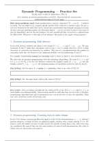 2ILC0 Algorithms Exam Practice Set&colon; Dynamic Programming &lpar;with Worked Solutions&rpar; &vert; TU&sol;e Style